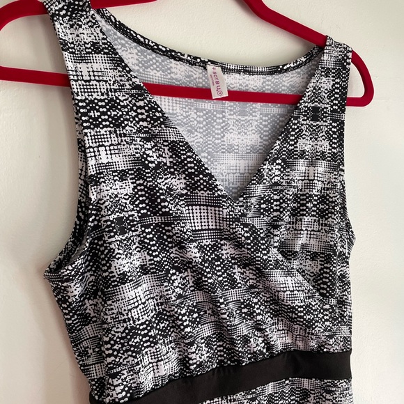 Soybu Sleeveless Wrap Top Dress - Picture 2 of 5